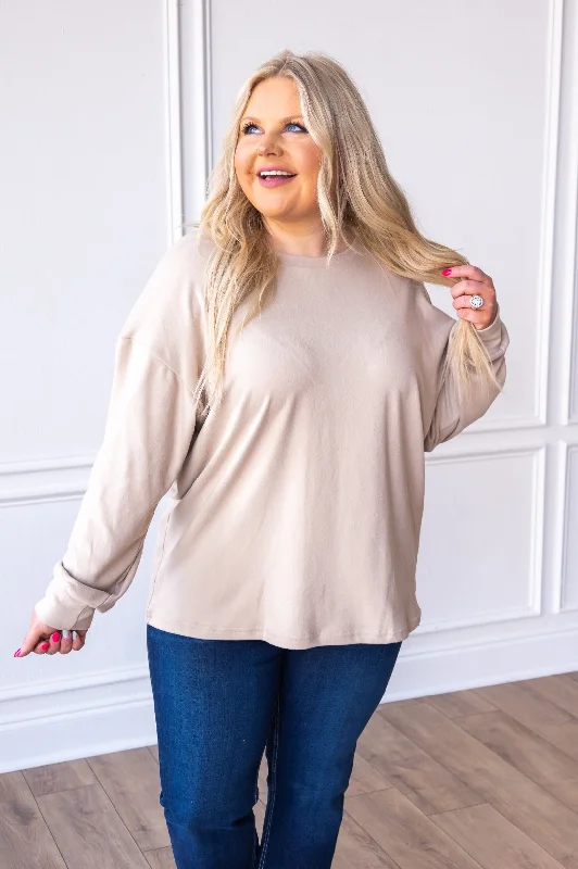 Score Big Savings Today!Like You A Latte Cream Crewneck Sweatshirt