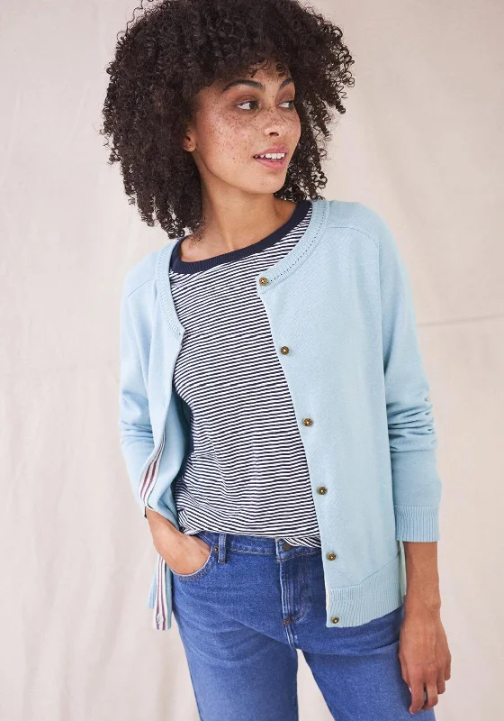 Your Exclusive Offer Awaits!White Stuff Lulu Short Knit Cardigan, Light Blue