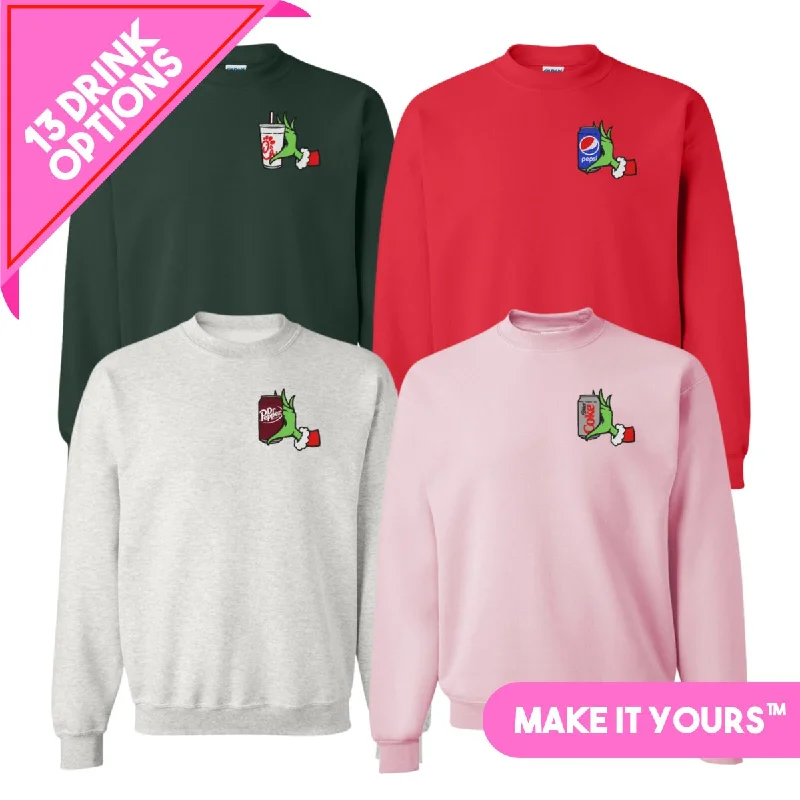 Your Chance to Save is Now!Make It Yours™ Holiday Drinks Crewneck Sweatshirt