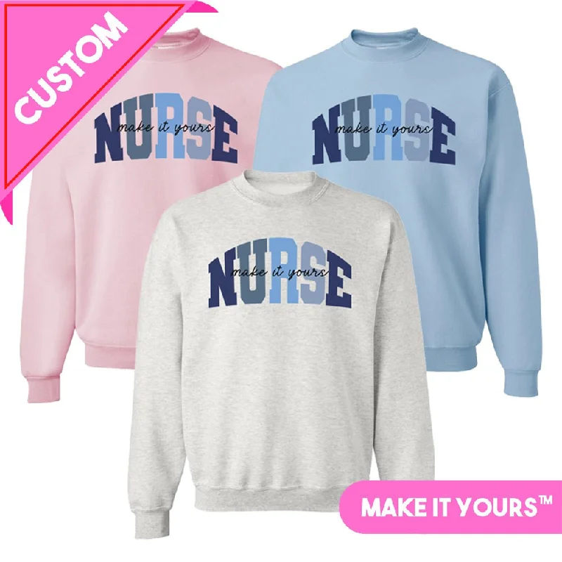 Exclusive Savings This Week!Make It Yours™ 'Nurse Block' Crewneck Sweatshirt