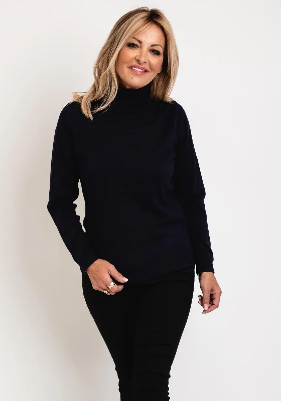Get Ready to Save!Micha Polo Neck Sweater, Navy