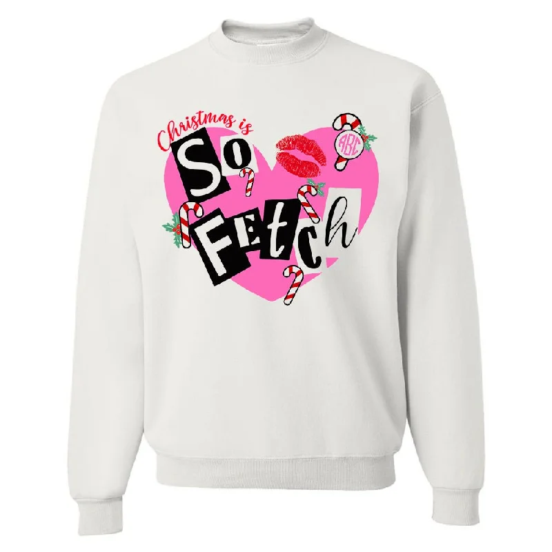 Save More Than Ever!Monogrammed 'Christmas Is So Fetch' Crewneck Sweatshirt