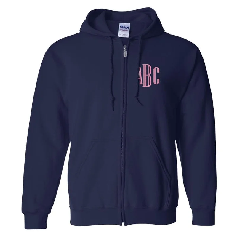 The Best Sale of the Year!Monogrammed Full Zip Hooded Sweatshirt