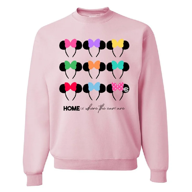 Stock Up and Save!Monogrammed 'Home Is Where The Ears Are' Crewneck Sweatshirt