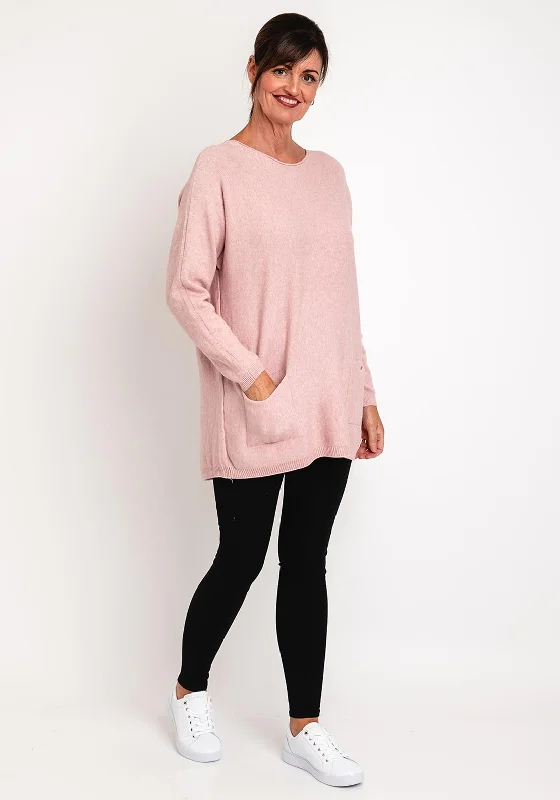 The Sale You’ve Been Waiting For!Natalia Collection One Size Fine Knit Relaxed Sweater, Pink The Sale You’ve Been Waiting For!Natalia Collection One Size Fine Knit Relaxed Sweater, Pink