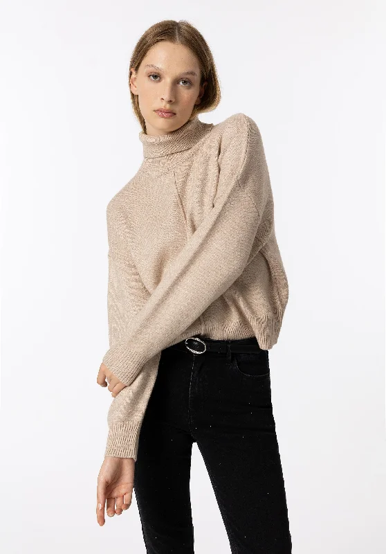 Your Favorite Items on Sale Now!Tiffosi Roll Neck Sweater, Beige