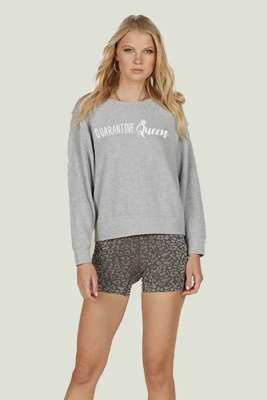 Get More, Spend Less – Shop Now!Quarantine Queen New Hacci Side Rib Crew