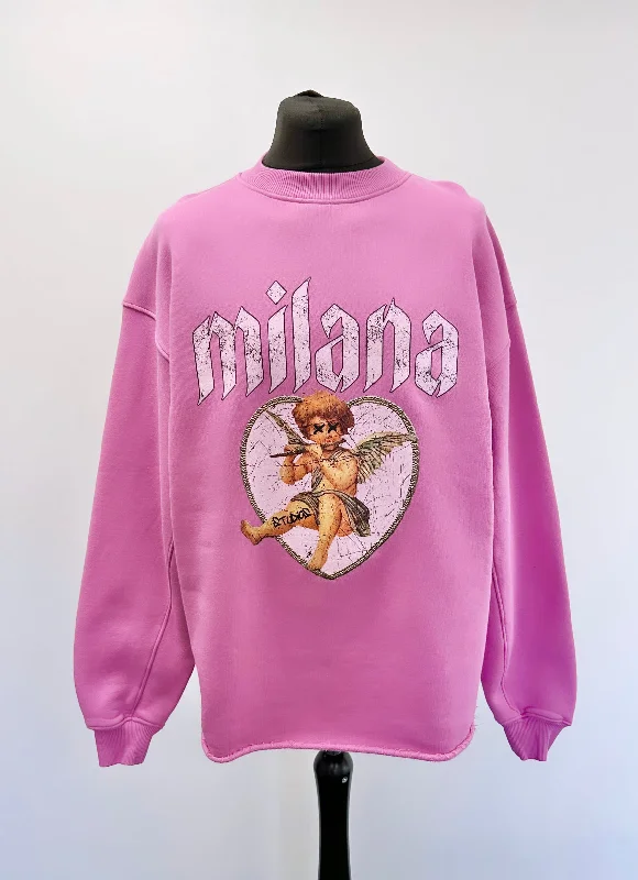 Must-Have Deals Inside!Raspberry Cherub Heavyweight Open Hem Sweatshirt.