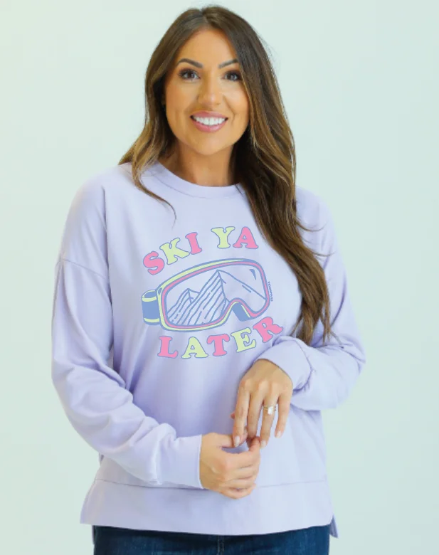 Great Deals, Just for You!Ski Ya French Terry Sweatshirt in Purple