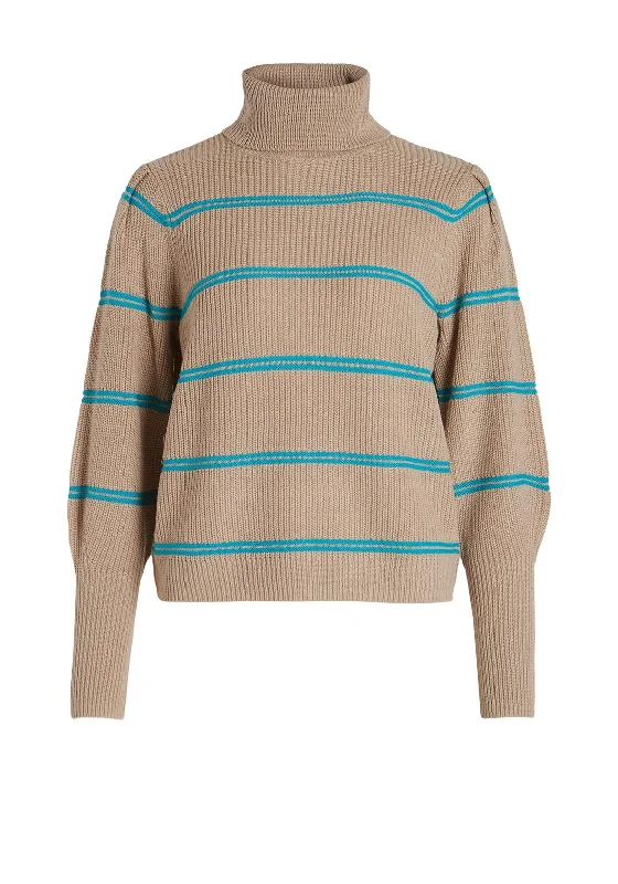 Incredible Savings Inside!Vila Lou Roll Neck Jumper, Doeskin