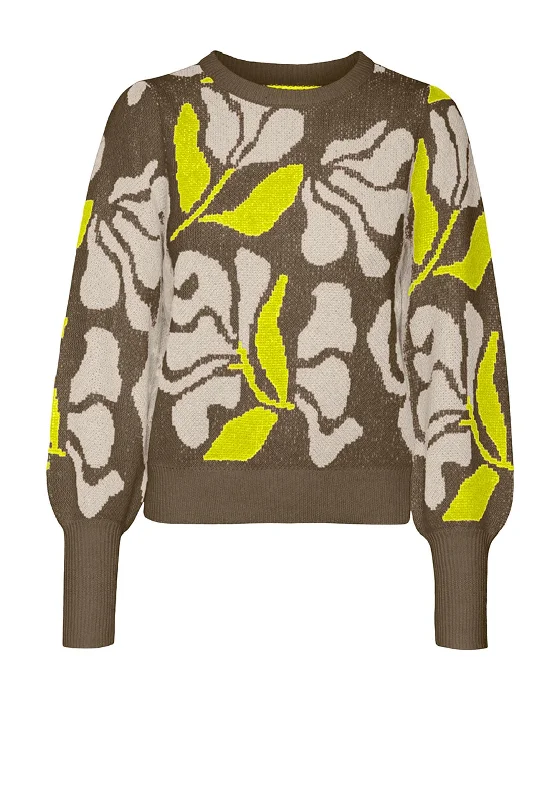 Steals and Deals Await!Vero Moda New Tari Printed Balloon Sleeve Jumper, Capers Flower Steals and Deals Await!Vero Moda New Tari Printed Balloon Sleeve Jumper, Capers Flower