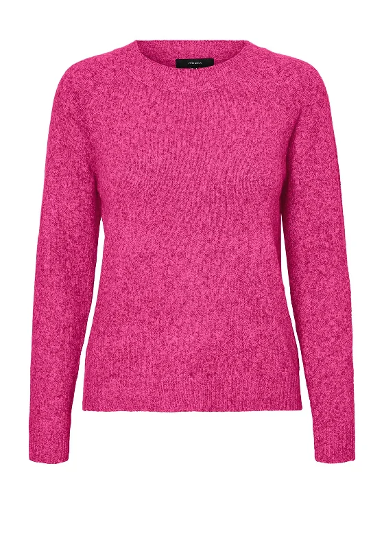 Get It Before It’s Gone!Vero Moda Doffy Soft Knit Sweater, Fuchsia