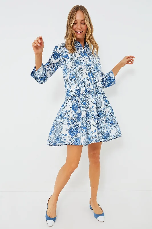 Seasonal Sale – Shop Now!Exclusive Blue Leticia Deauville Mini Dress