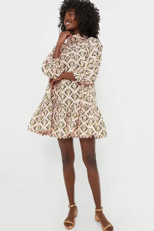Don't Miss Out!Exclusive Pink Hibisco Mini Dress