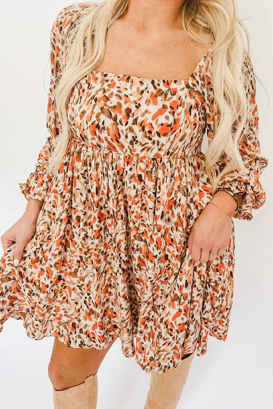 Your Exclusive Offer Awaits!Abstract High Waist Mini Dress