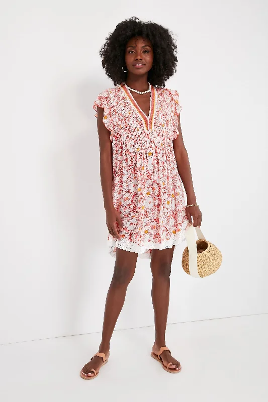 Don’t Wait – Deals Won’t Last!Orange Mid 70s Garden Sasha Mini Dress