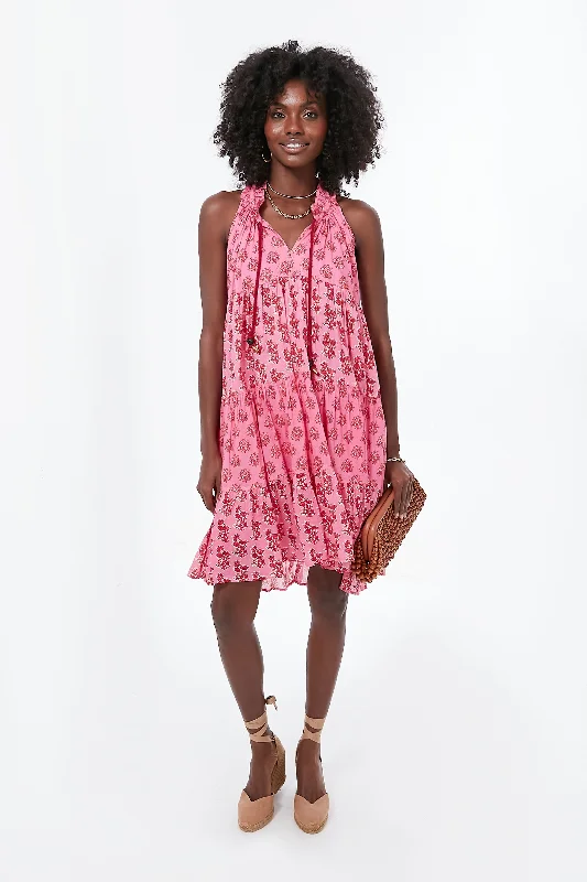 Your Shopping Spree Starts Here!Pink Delfina Sofia Mini Dress