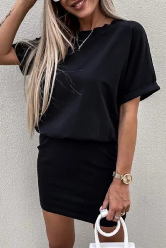 Find Your Perfect Deal Today!Short Sleeve Mini Dress