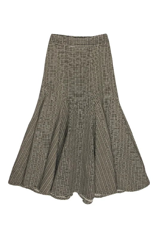 Special Discounts Inside!Beaufille - Olive, Beige & Black Woven Trumpet Maxi Skirt Sz 2 Special Discounts Inside!Beaufille - Olive, Beige & Black Woven Trumpet Maxi Skirt Sz 2