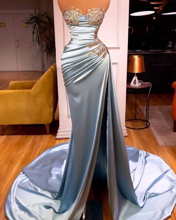 Enjoy Huge Discounts Now!blue long prom dress,  formal party dress     cg20100