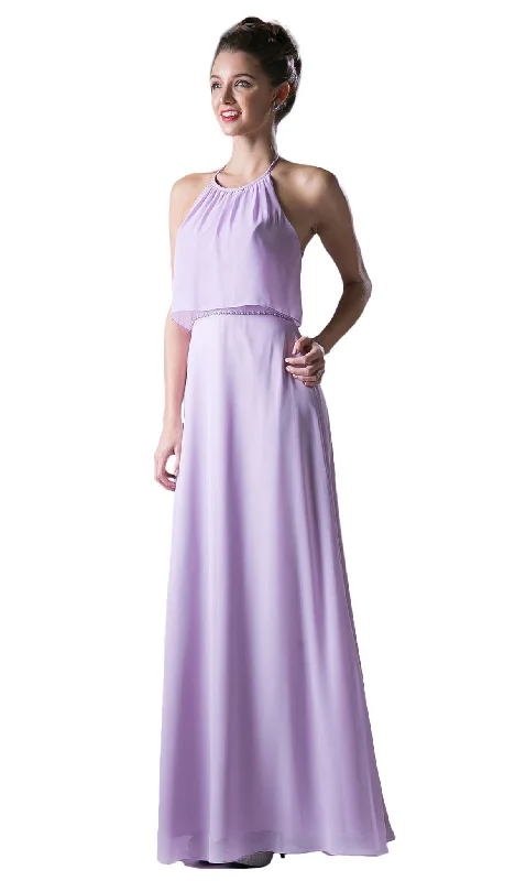 Flash Deals – Act Quickly!Cinderella Divine - Sleeveless Halter Neck Embellished A-line Dress Flash Deals – Act Quickly!Cinderella Divine - Sleeveless Halter Neck Embellished A-line Dress
