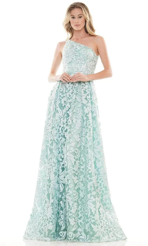Best Offers of the Month!Colors Dress - Asymmetrical Lace A-Line Gown 2657 - 1 pc Sea Green In Size 4 Available Best Offers of the Month!Colors Dress - Asymmetrical Lace A-Line Gown 2657 - 1 pc Sea Green In Size 4 Available