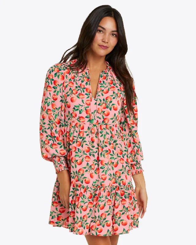 Limited Stock Available!Connie Long Sleeve Mini Dress in Apple Blossom Floral