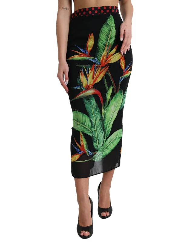 Amazing Prices You Can’t Resist!Dolce & Gabbana Strelitzia High Waist Pencil Cut Women's Skirt Amazing Prices You Can’t Resist!Dolce & Gabbana Strelitzia High Waist Pencil Cut Women's Skirt