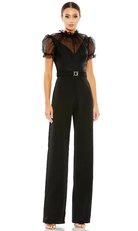 Shop Early, Save Big!Ieena Duggal 26621 - Sheer Yoke Jumpsuit