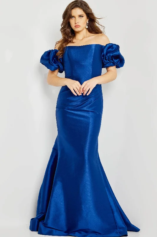 Bigger Savings, Better Shopping!Jovani 08361 - Bubble Sleeve Off Shoulder Evening Dress Bigger Savings, Better Shopping!Jovani 08361 - Bubble Sleeve Off Shoulder Evening Dress
