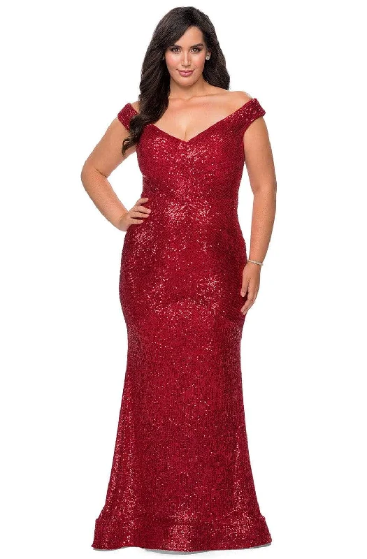 Amazing Prices You Can’t Resist!La Femme - Off Shoulder Evening Dress 28949SC