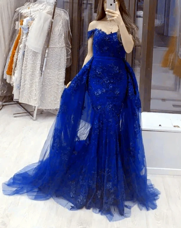 Bigger Savings, Better Shopping!Lace Mermaid Prom Dresses Removable Skirt    cg20125