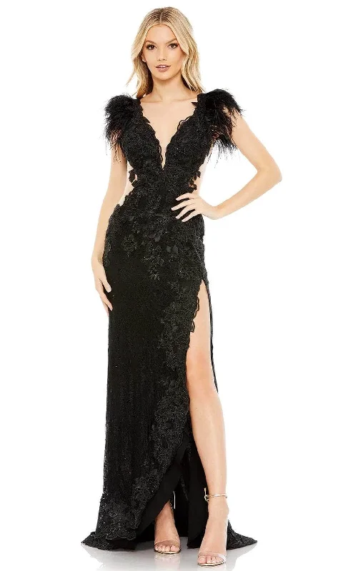 Today’s Deals, Tomorrow’s Regrets!Mac Duggal 67782 - Feather and Floral Evening Gown Today’s Deals, Tomorrow’s Regrets!Mac Duggal 67782 - Feather and Floral Evening Gown