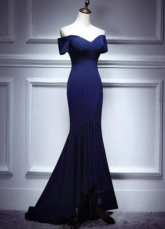 Instant Savings Await!Navy Blue Spandex Mermaid Sweetheart Evening Gown, Charming Blue Prom Dress Party Dress cg20090 Instant Savings Await!Navy Blue Spandex Mermaid Sweetheart Evening Gown, Charming Blue Prom Dress Party Dress cg20090