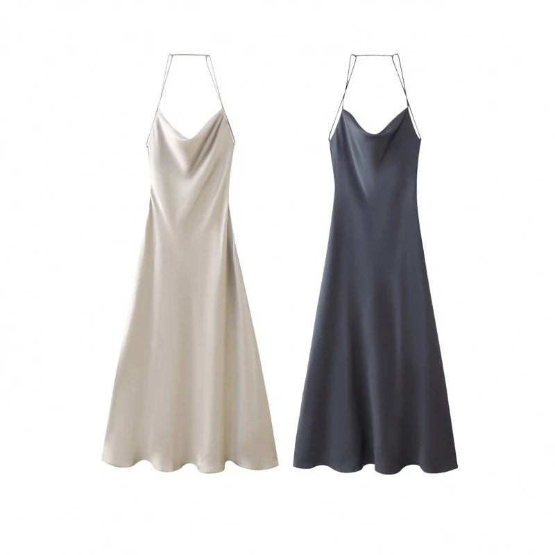 Your Best Deals Are Here!Nina Satin Dress