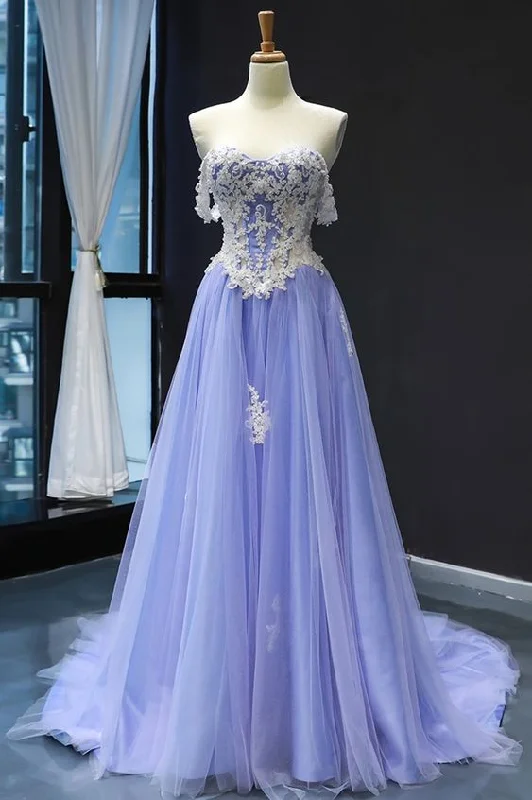 Huge Savings – Act Now!off the shoulder lavender tulle and white lace appliques prom dress cg20134 Huge Savings – Act Now!off the shoulder lavender tulle and white lace appliques prom dress cg20134