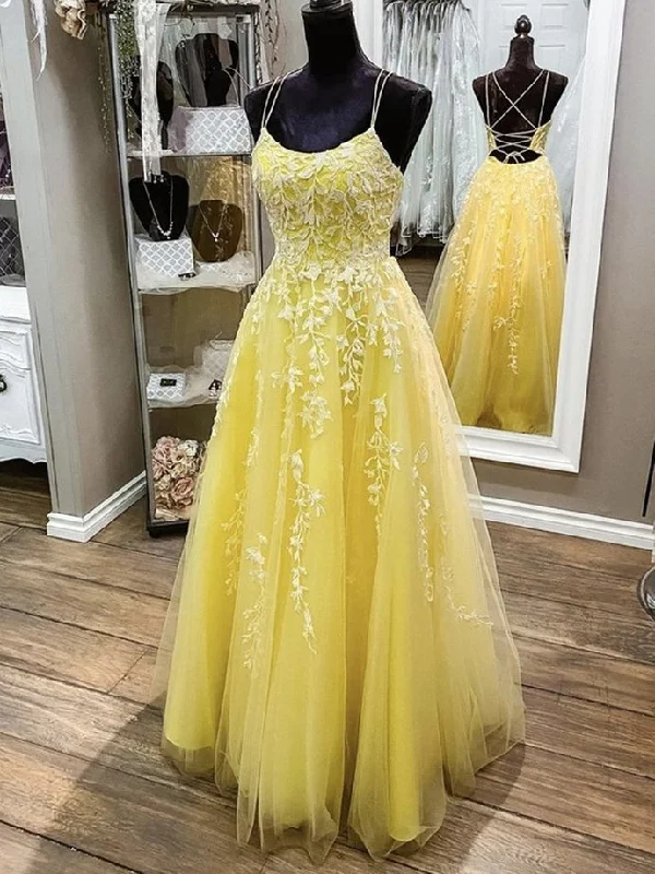 Every Deal is a Steal!Princess spaghetti straps lace appliques yellow 2 pieces evening gown Prom Dress cg20172 Every Deal is a Steal!Princess spaghetti straps lace appliques yellow 2 pieces evening gown Prom Dress cg20172