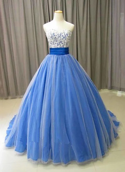Price Drops You’ll Love!Spring blue tulle long formal lace prom dress, evening dress cg20178 Price Drops You’ll Love!Spring blue tulle long formal lace prom dress, evening dress cg20178