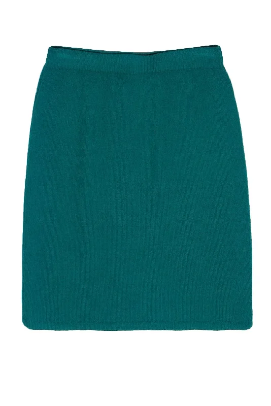 New Discounts Just Dropped!St. John - Emerald Green Knit Pencil Skirt Sz 6