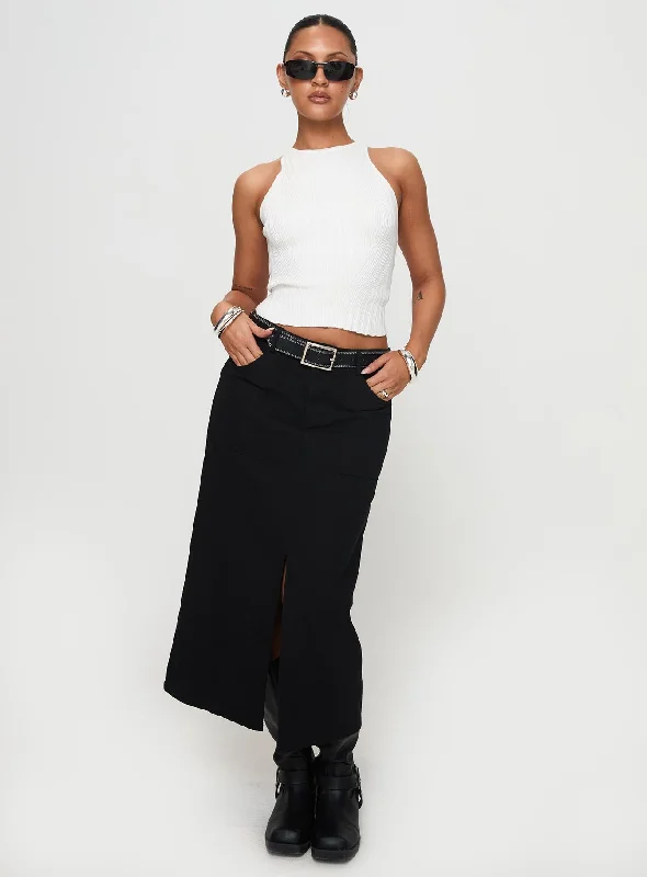 Stock Up and Save!Sumac Midi Skirt Black