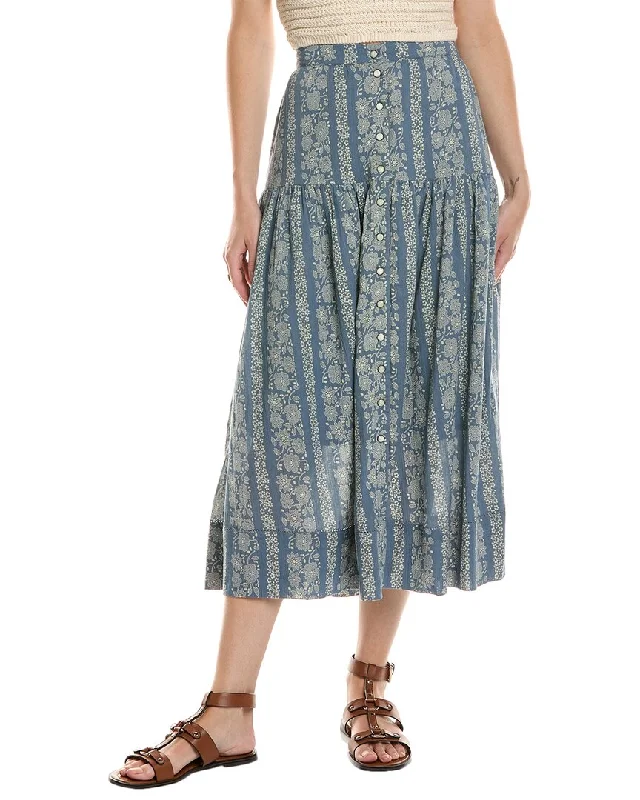 More Discounts, More Joy!THE GREAT The Boating Maxi Skirt