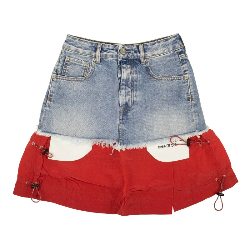 Buy One, Get One Free!Unravel Project Denim Deconstructed Skirt - Blue