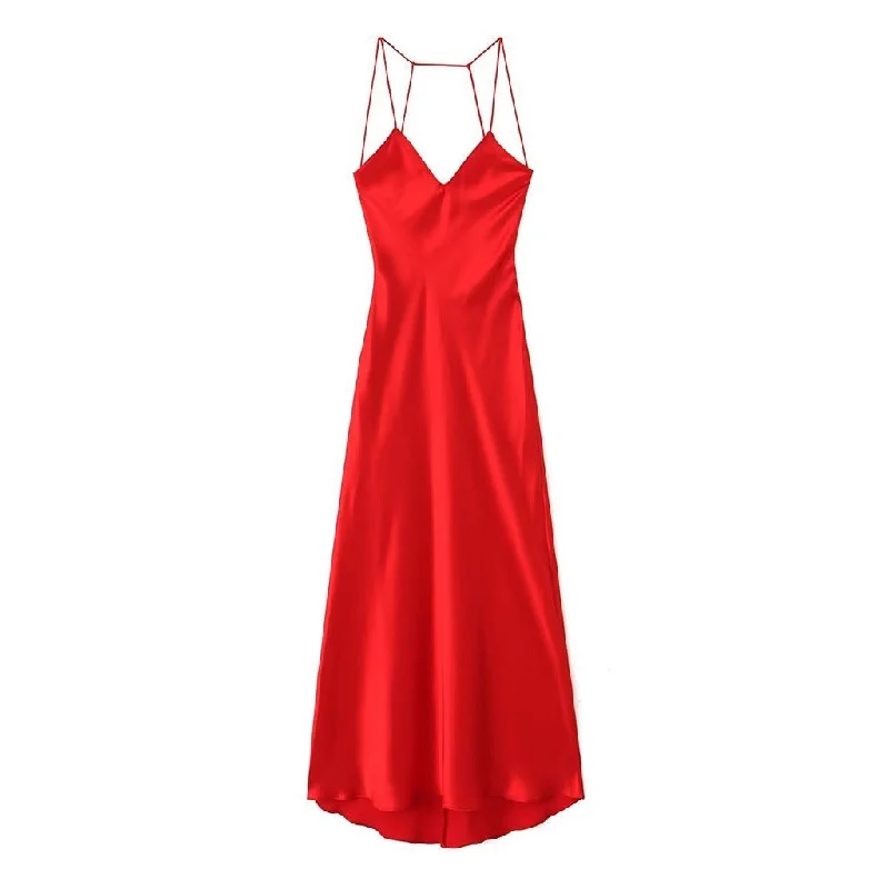 Huge Savings – Act Now!Aubrie Satin Dress