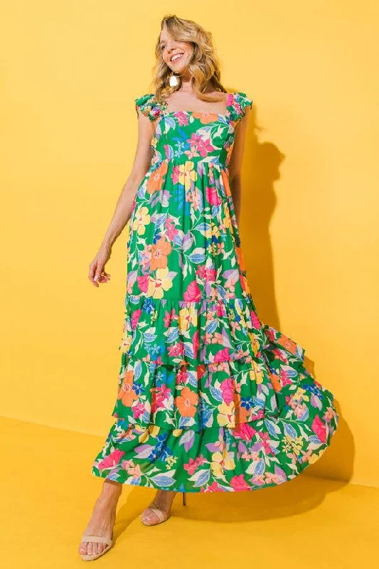 Limited Edition, Limited Price!Flutter Into Summer Maxi Dress