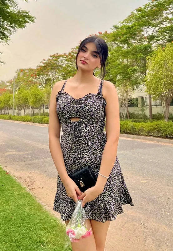 Find the Best Deals Here!ASTER-Ditsy floral dress