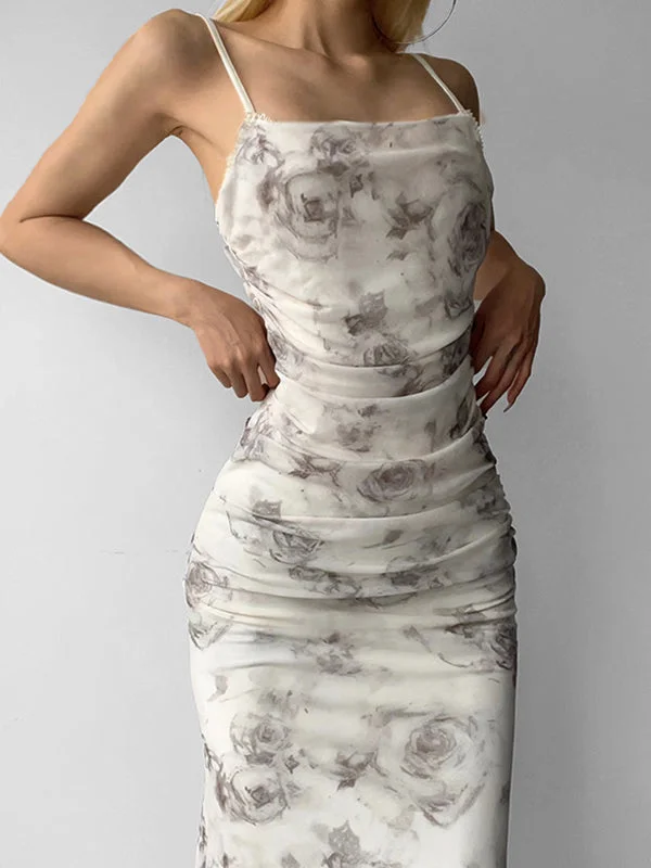 Your Chance to Save is Now!BerryBetty - Back Split Floral Maxi Dress