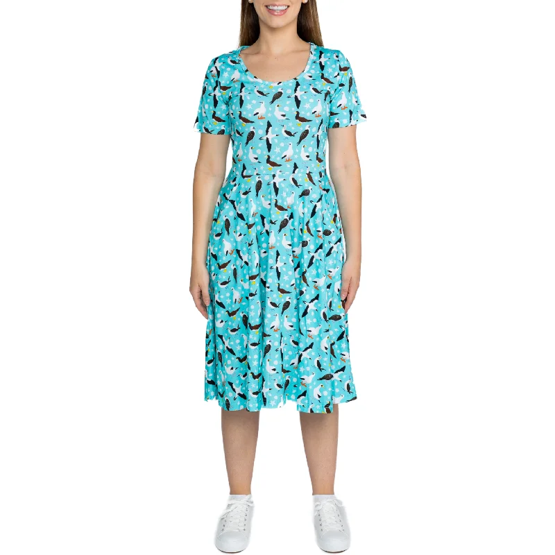 Find the Best Deals Here!Boobie Birds Twirl Dress