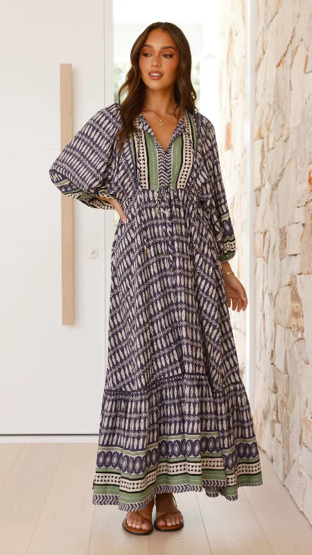 Shop More, Spend Less!Catalonia Maxi Dress - Lorena Print