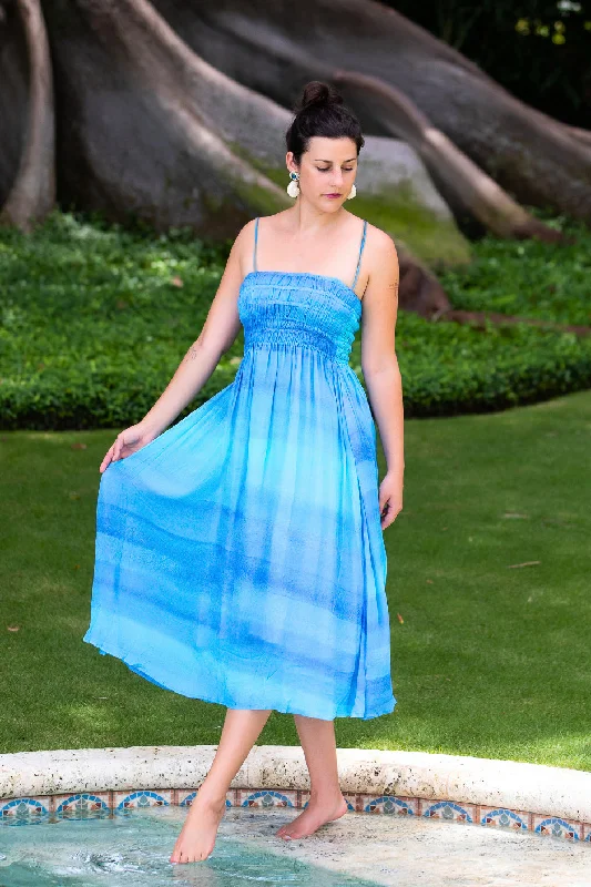 Save More When You Shop More!Rio Dress / Blue Watercolor