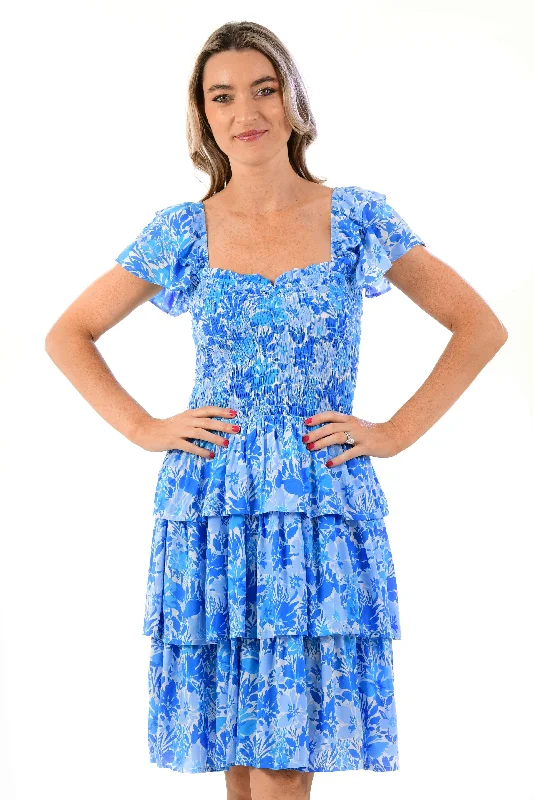 Best Offers of the Month!Emily Dress / Cyan Blue
